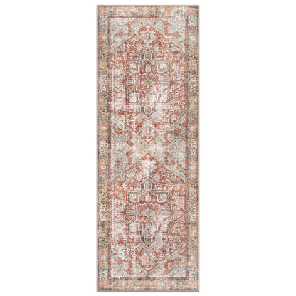 Tapis World Rug Gallery Vintage Boho à médaillon, lavable en machine et antidérapant