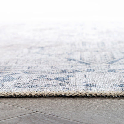 Tapis World Rug Gallery Vintage Boho à médaillon, lavable en machine et antidérapant