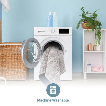 Tapis vintage vieilli World Rug Gallery, lavable en machine et antidérapant