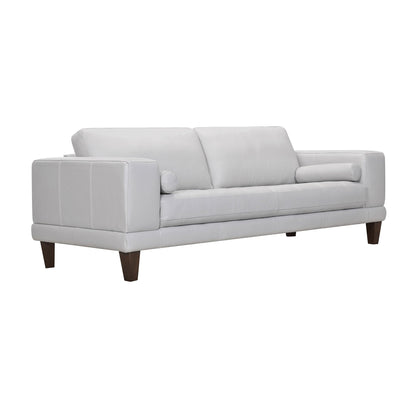 Canapé Wynne Modern en cuir véritable