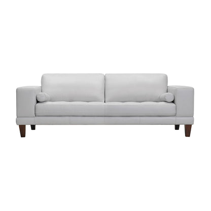 Canapé Wynne Modern en cuir véritable