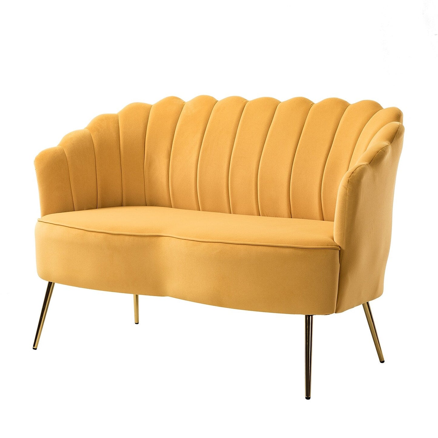 Causeuse Xabier 52'' avec dossier en forme de fleur