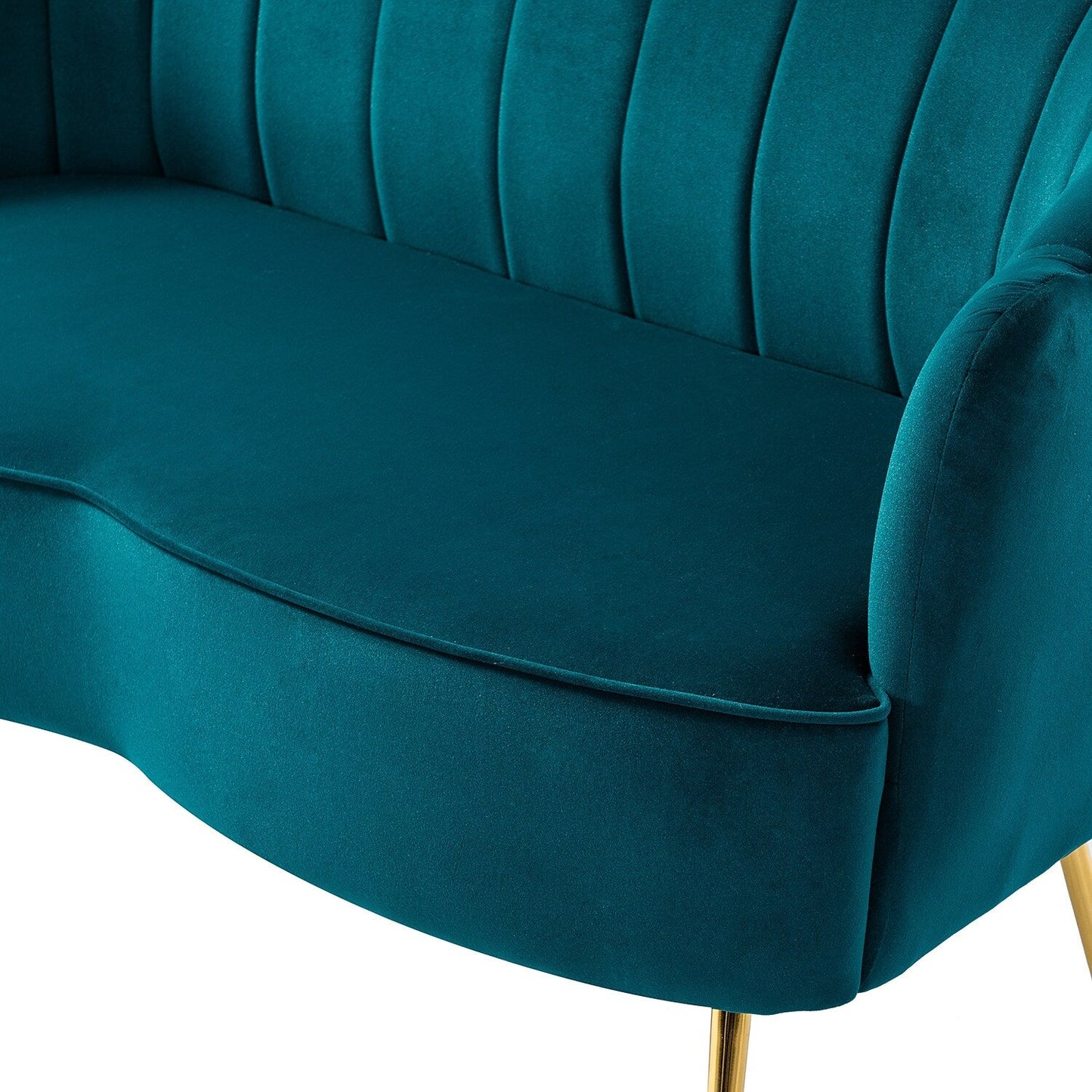 Causeuse Xabier 52'' avec dossier en forme de fleur