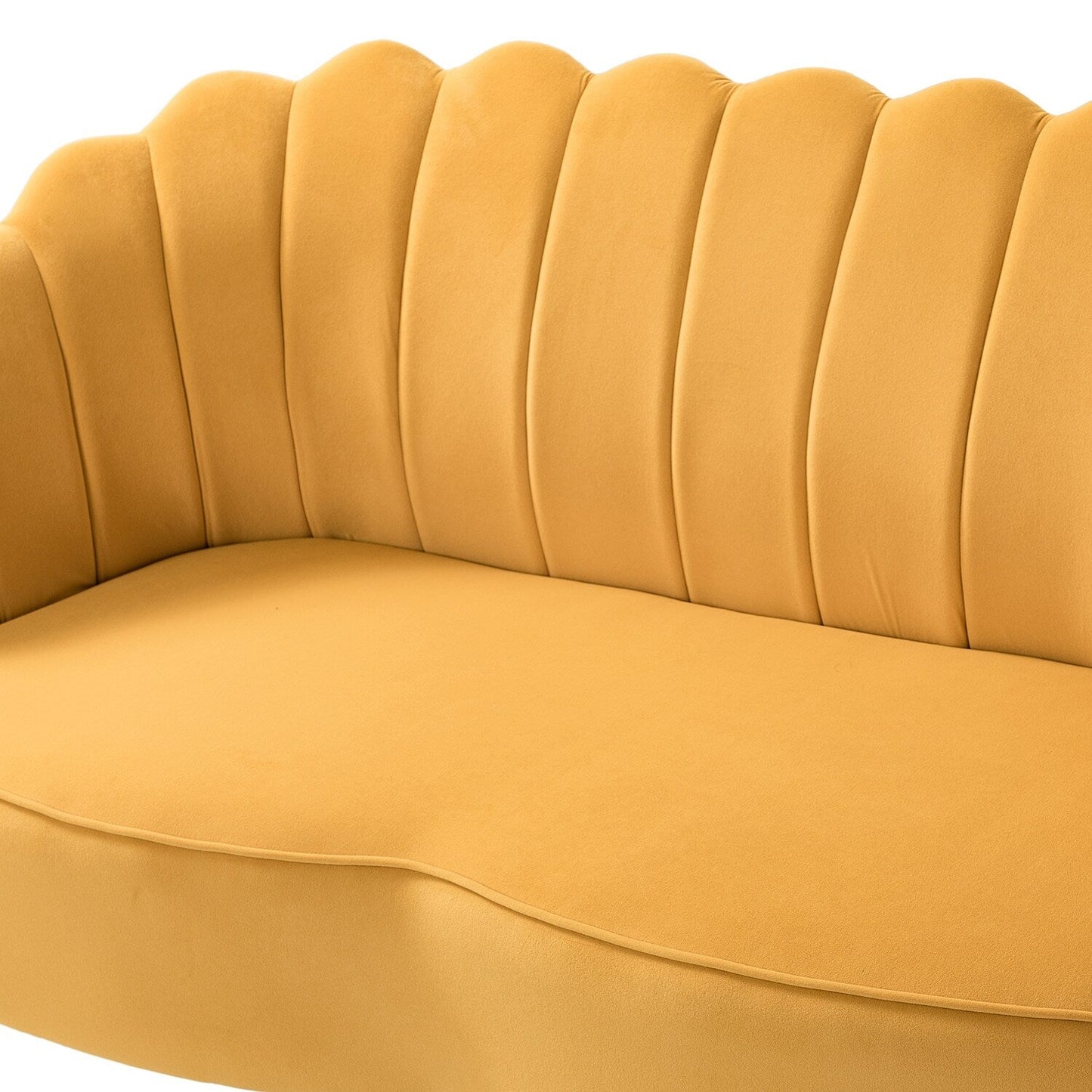 Causeuse Xabier 52'' avec dossier en forme de fleur
