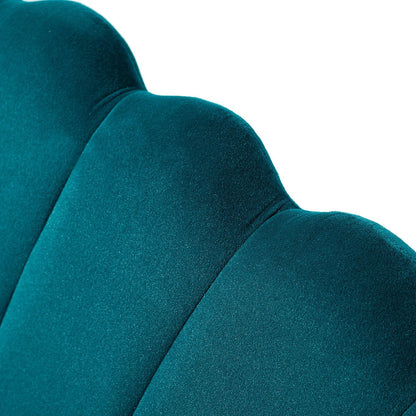 Causeuse Xabier 52'' avec dossier en forme de fleur