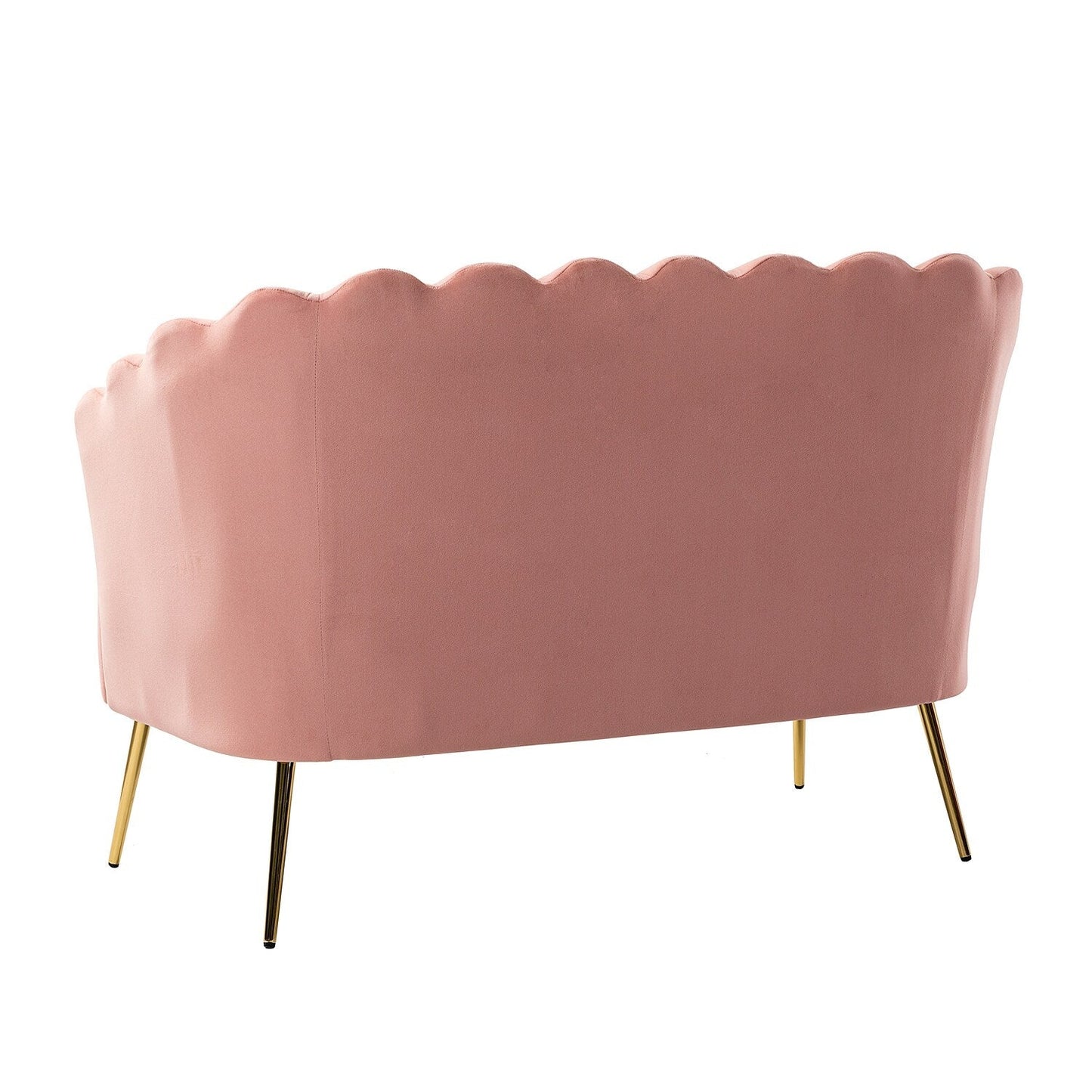 Causeuse Xabier 52'' avec dossier en forme de fleur