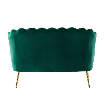 Causeuse Xabier 52'' avec dossier en forme de fleur