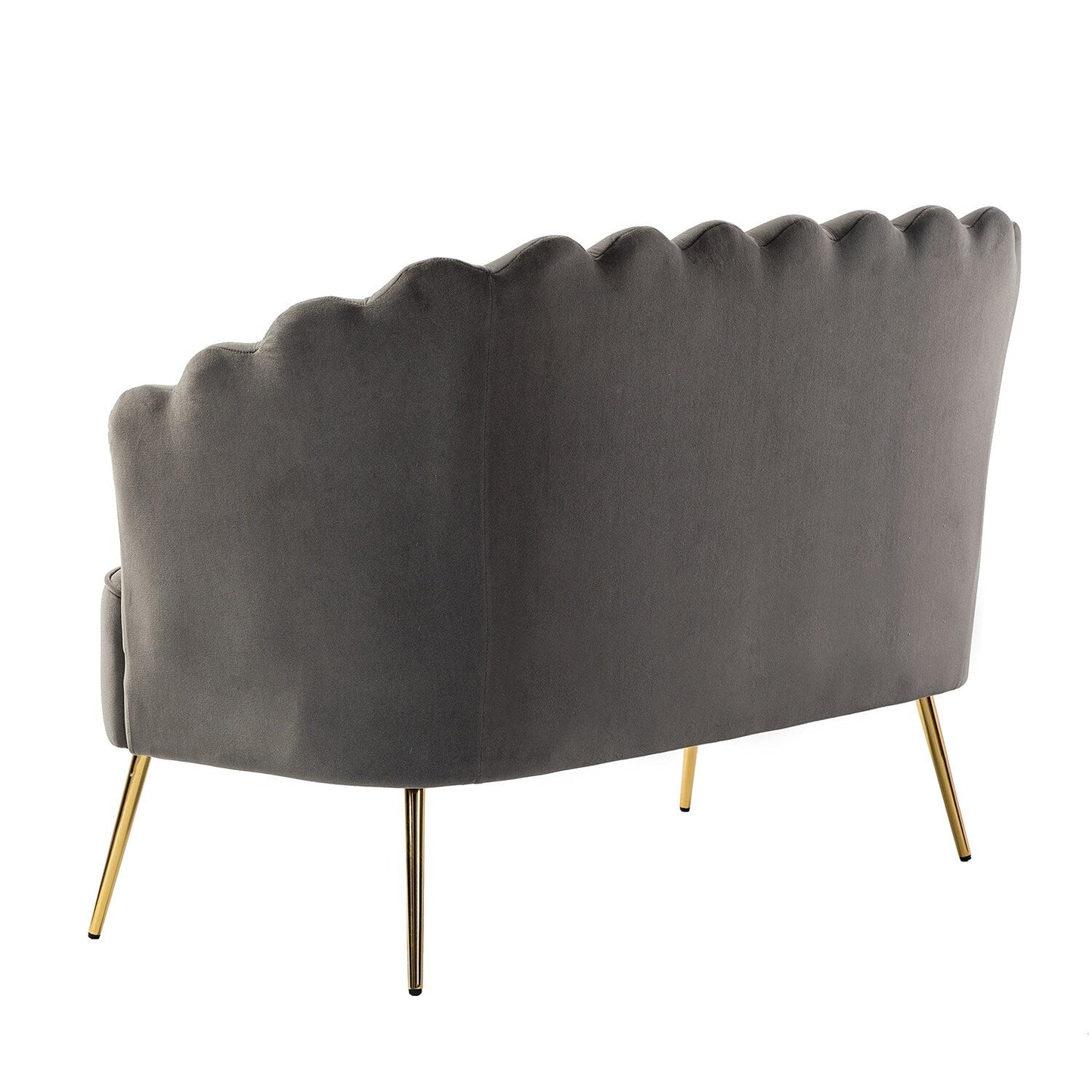 Causeuse Xabier 52'' avec dossier en forme de fleur