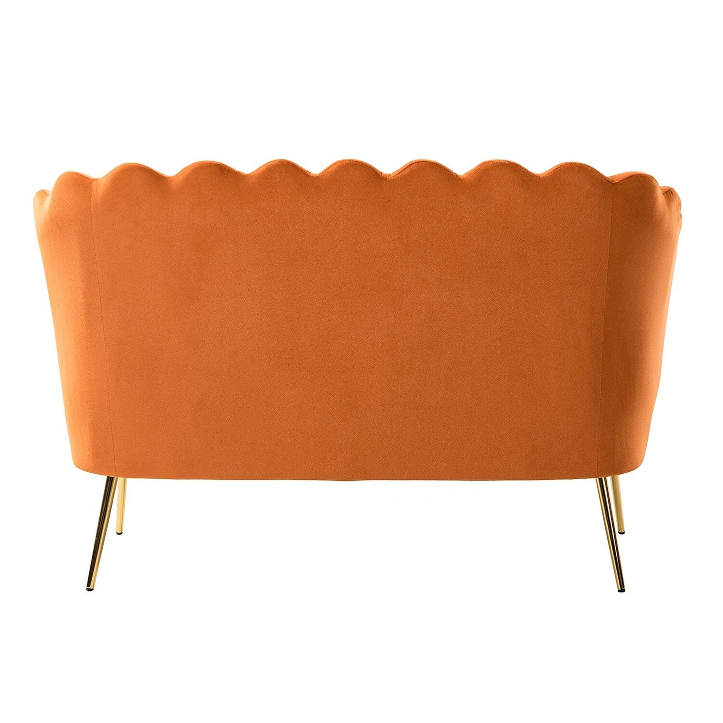 Causeuse Xabier 52'' avec dossier en forme de fleur