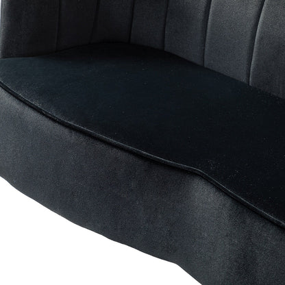 Causeuse Xabier 52'' avec dossier en forme de fleur