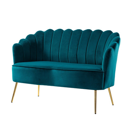 Causeuse Xabier 52'' avec dossier en forme de fleur