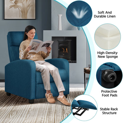 Fauteuil inclinable moderne en tissu Yaheetech