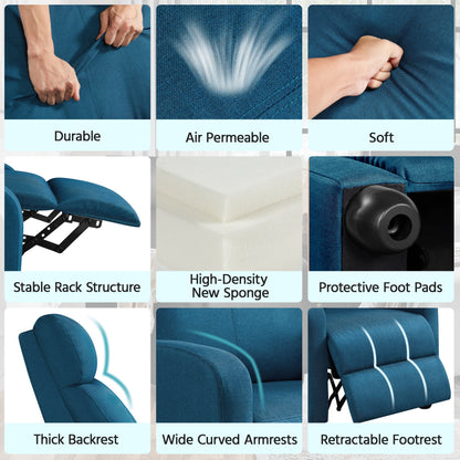 Fauteuil inclinable moderne en tissu Yaheetech
