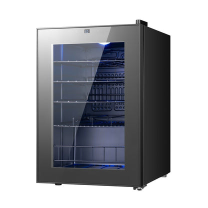 Réfrigérateur à vin/boissons 17 pouces, 20 bouteilles, autonome, contrôle numérique de la température