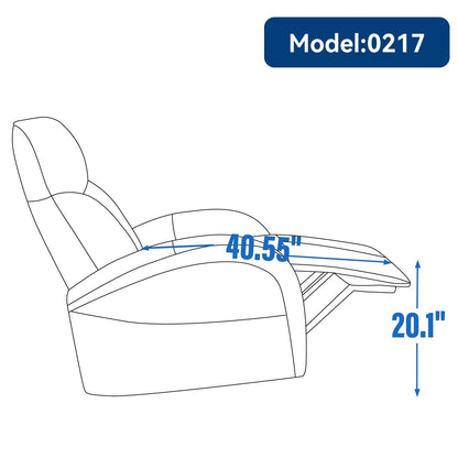 Fauteuil inclinable électrique pivotant à 270° en cuir véritable jaune marron avec 2 poches latérales, ports USB et Type-C