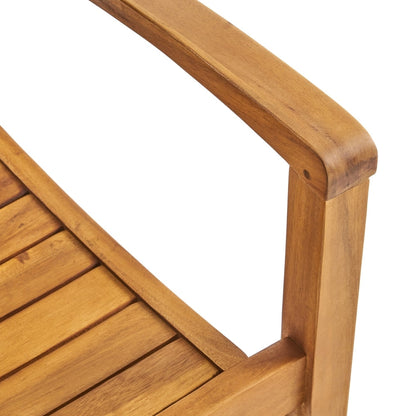 Ensemble de salle à manger d'extérieur carré 5 pièces en bois d'acacia York par Christopher Knight Home