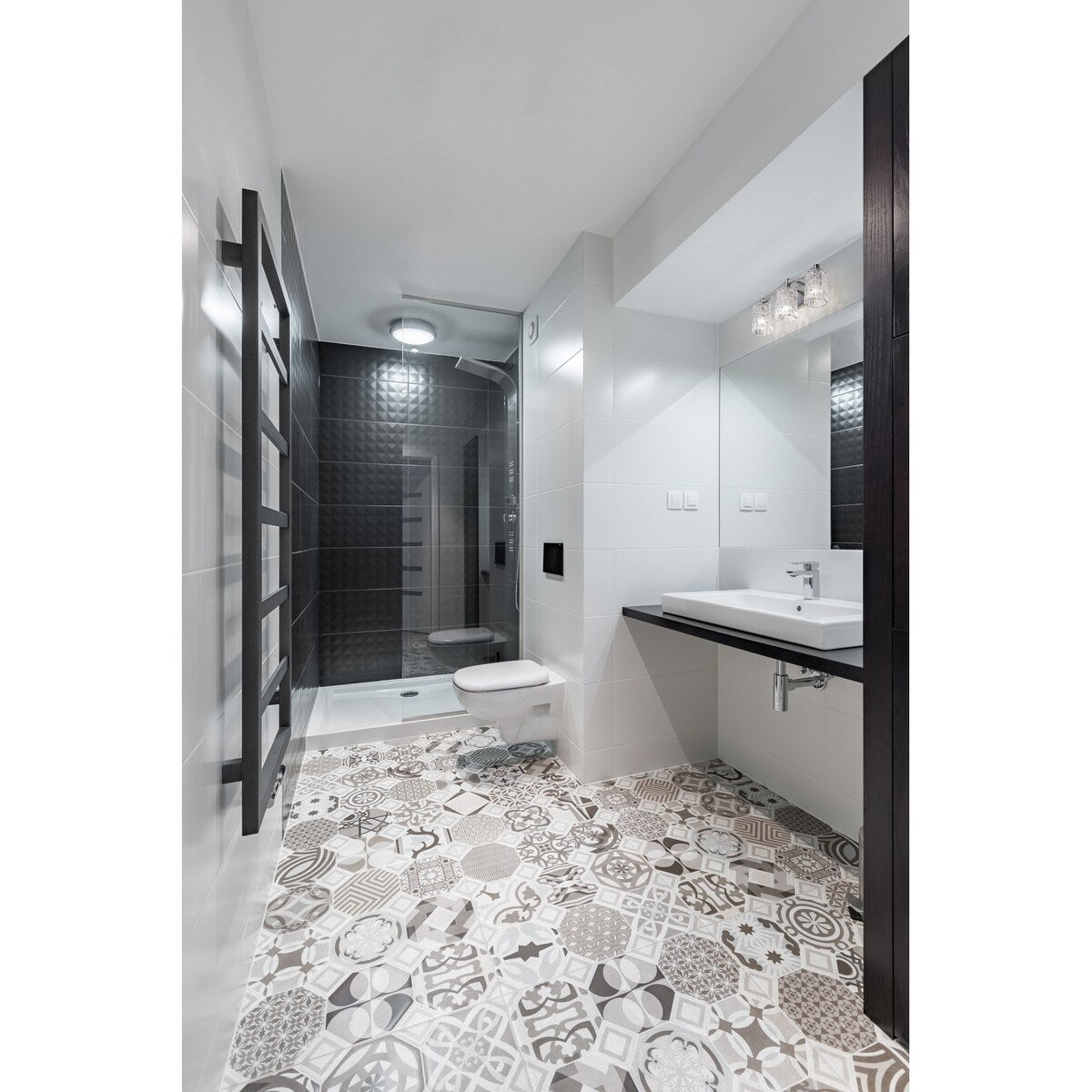 Luminaire de salle de bain large Z-Lite Aubrey à 3 lampes de 23 pouces