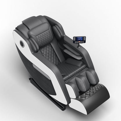 Fauteuil inclinable de massage à gravité zéro avec massage complet du corps, chauffage et audio Bluetooth intégré