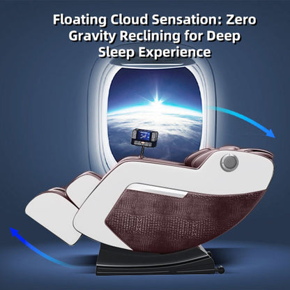 Fauteuil inclinable de massage à gravité zéro avec audio Bluetooth