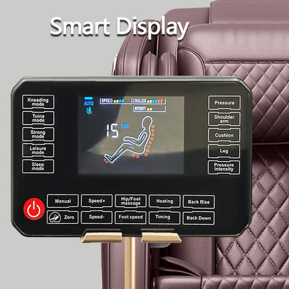 Fauteuil inclinable de massage à gravité zéro avec audio Bluetooth