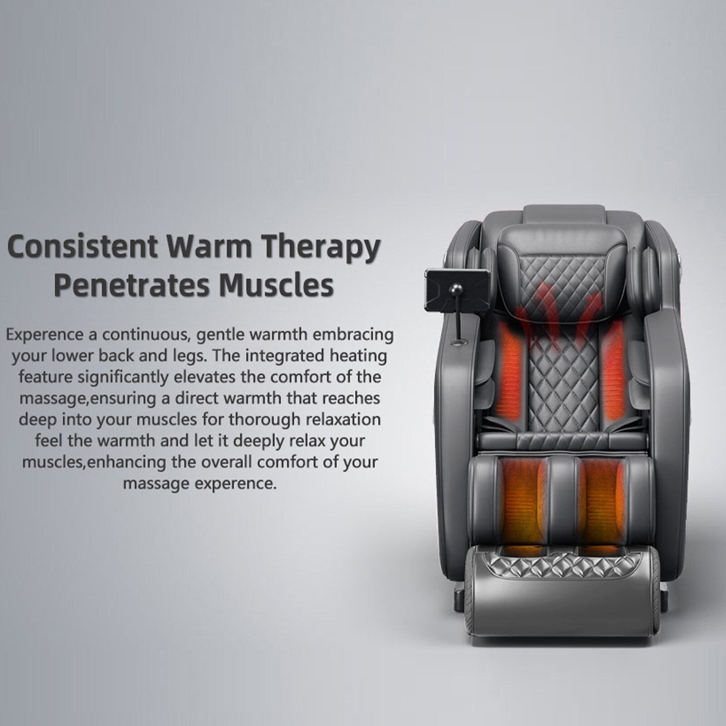 Fauteuil inclinable de massage à gravité zéro avec audio Bluetooth
