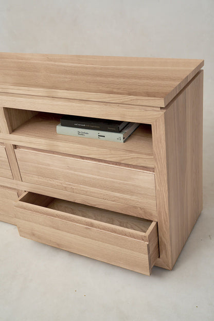 Commode Sofita en bois - Chêne blanc