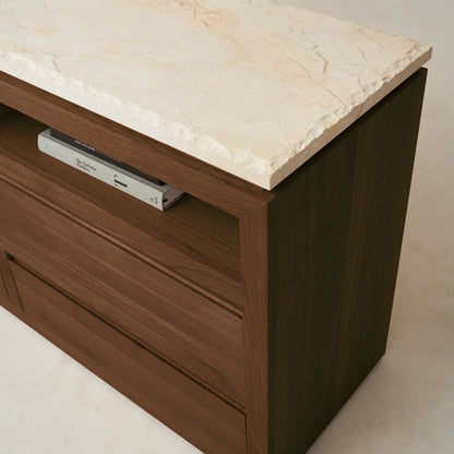 Commode en marbre Sofita - Moka