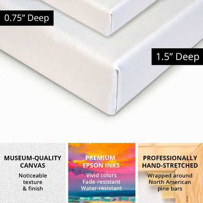 Impression sur toile « Pris à marée basse » I par Carol Robinson