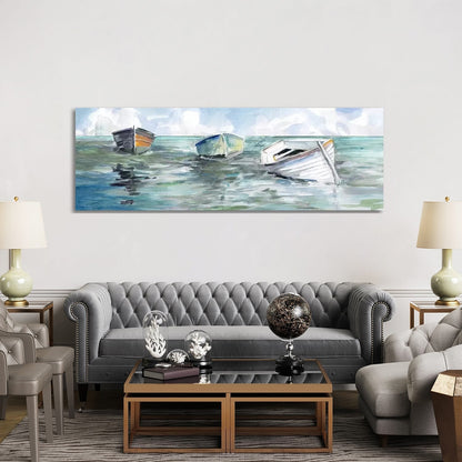 Impression sur toile « Pris à marée basse » I par Carol Robinson