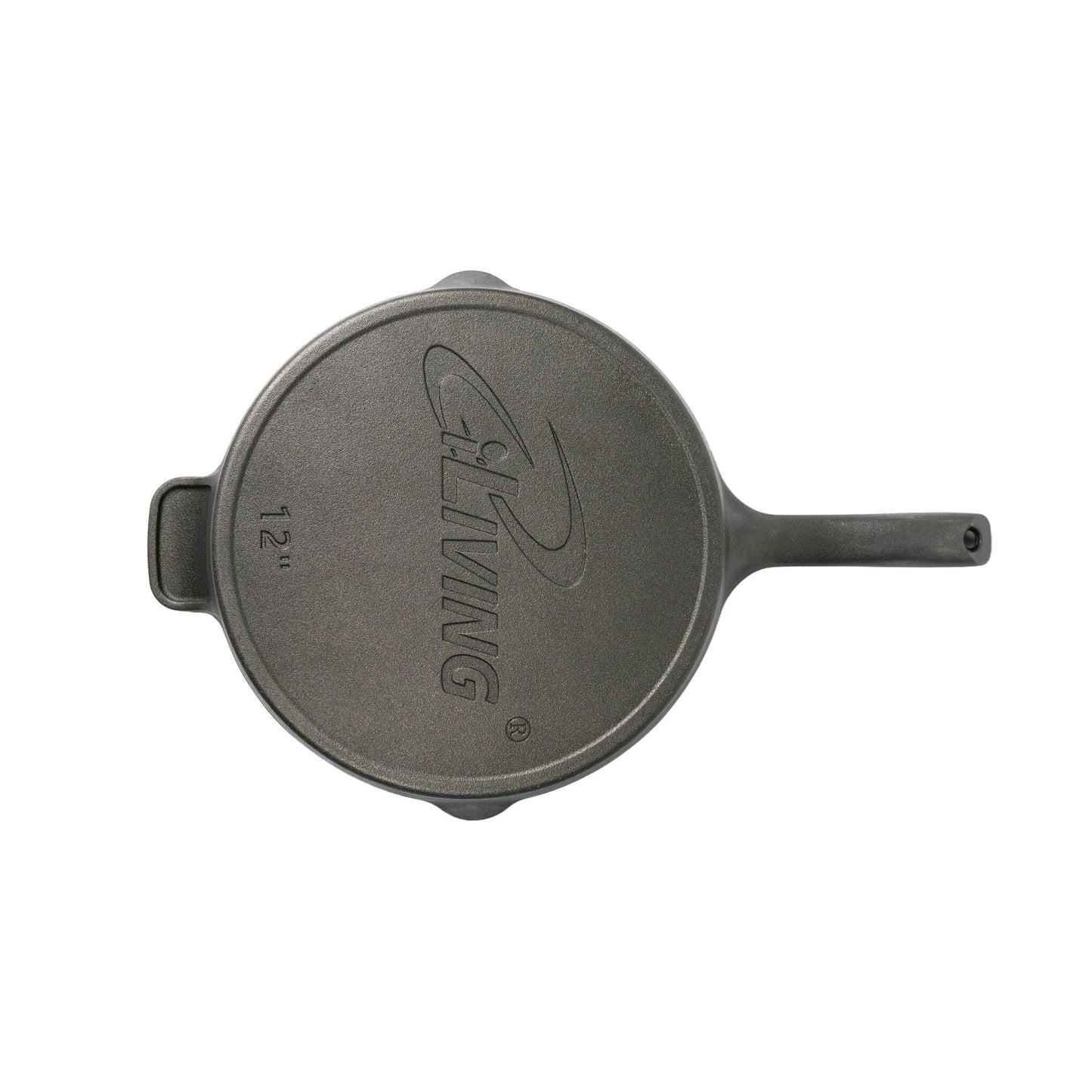 Poêle à frire en fonte polie miroir iLiving Seasoned Modern Heirloom 12 po (2,7/3,7 L)