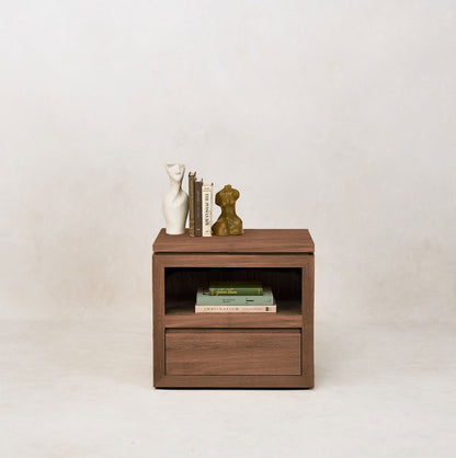 Table de chevet en bois Sofita - Moka