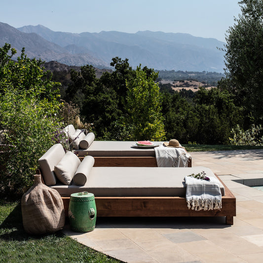Lit de repos d'extérieur Ojai - Simple