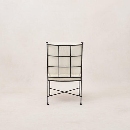 Chaise de salle à manger d'extérieur sans accoudoirs Provence - Boucle