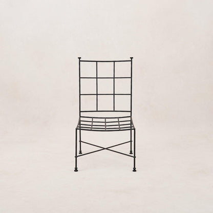 Chaise de salle à manger d'extérieur sans accoudoirs Provence - Boucle