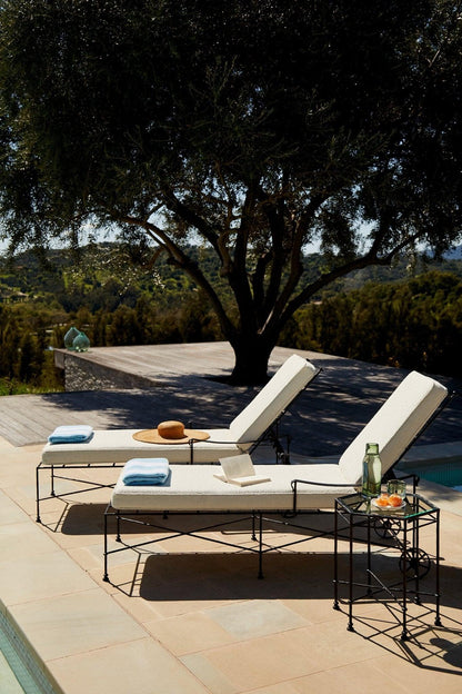 Chaise longue d'extérieur Provence - Boucle