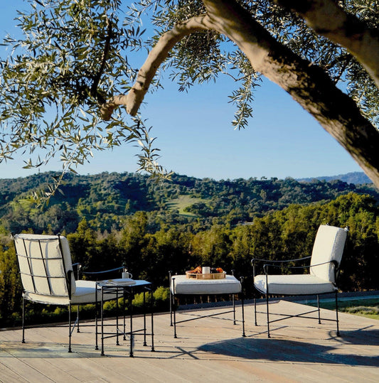 Pouf d'extérieur Provence - Boucle