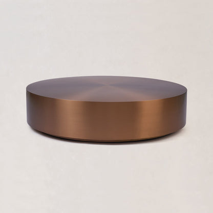 Table basse en cuivre