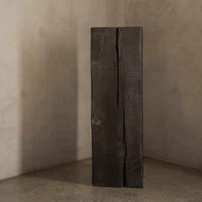 Piédestal de sculpture au fusain - Grand