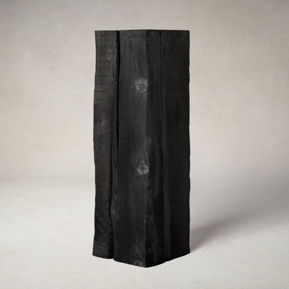 Piédestal de sculpture au fusain - Grand