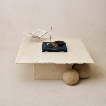Table basse carrée en marbre Sofita