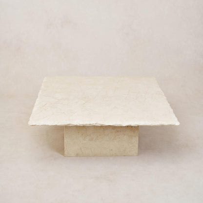 Table basse carrée en marbre Sofita