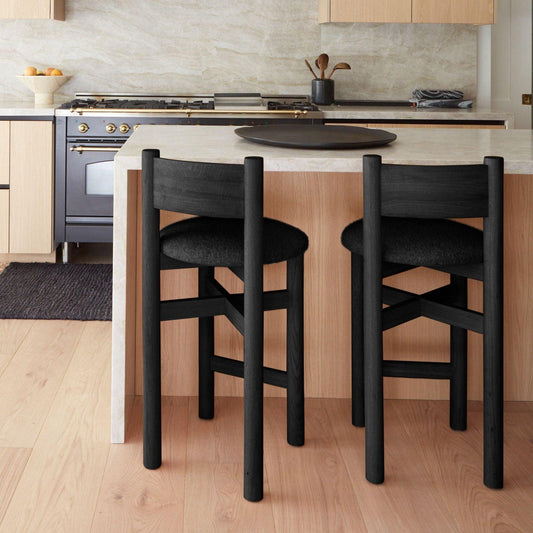 Tabouret de bar Teddy - Noir