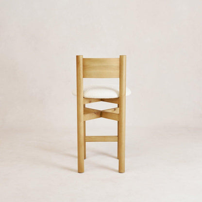 Tabouret de bar Teddy - Chêne chaud