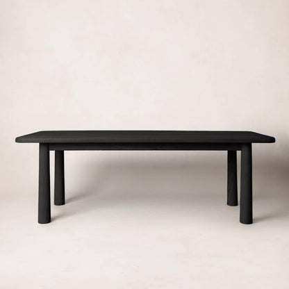 Table à manger rectangulaire Topa Topa - Noir - 90