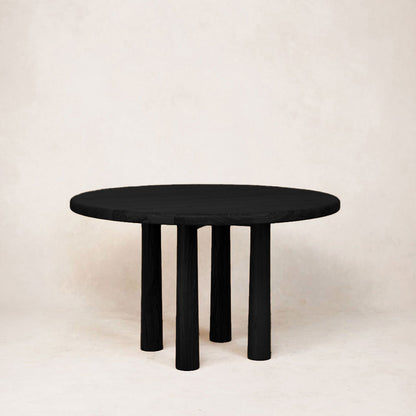 Table à manger ronde Topa Topa - Noir
