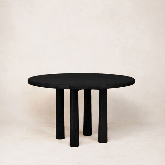 Table à manger ronde Topa Topa - Noir